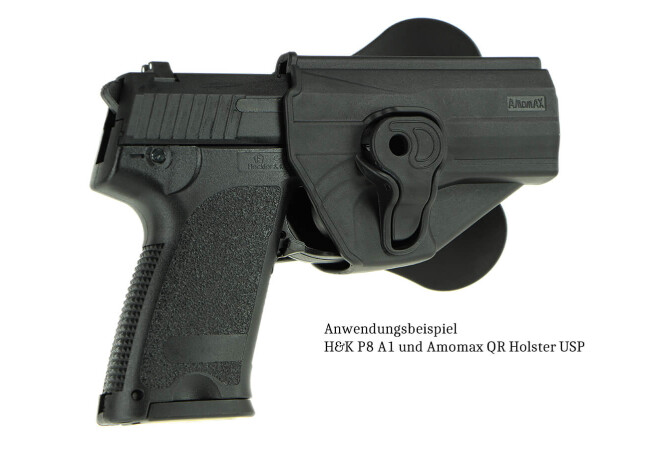 Amomax Roto Polymer Paddle Holster für USP, USP Compact, P8 A1