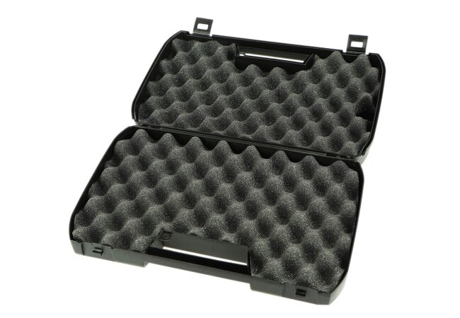 Negrini Pistolen-Koffer, Kunststoff, mittel, abschließbar, schwarz