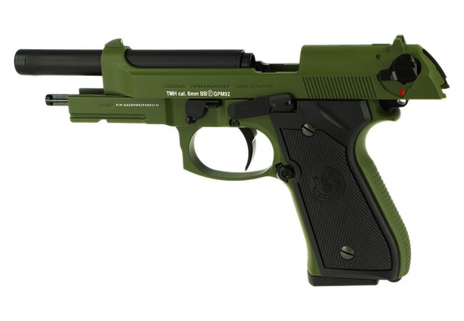 G&G GPM92 GBB Softair Pistole, Green
