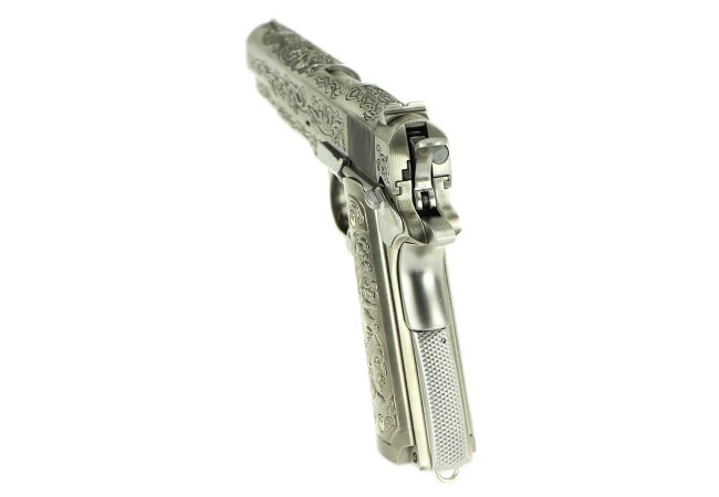 M1911 Full Metal GBB Etched Drug Lord Softair Pistole
