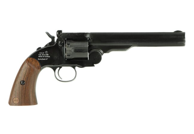 Schofield 6 CO2 Revolver Aging black 6mm