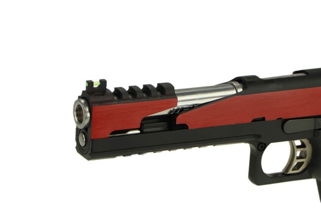 Hi-Capa 6 T-Rex Customs Full Metal GBB Softair Pistole Red