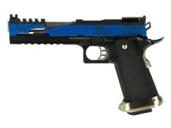 Hi-Capa 6 T-Rex Customs Full Metal GBB Softair Pistole Blue