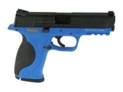 M&P Metal Version GBB Softair Pistole, blue