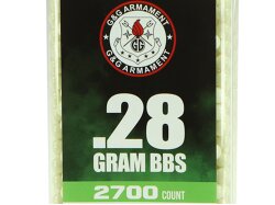 0,28 Gramm 2700 G&G Tracer BBs