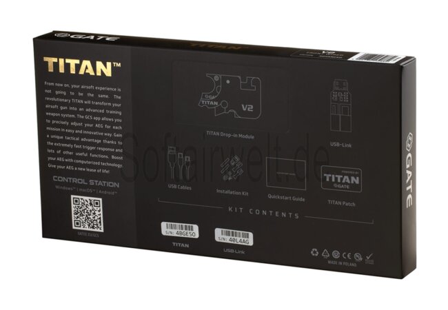 Gate Titan V2 Mosfet, Advanced Set, Front Wired - Semi Only