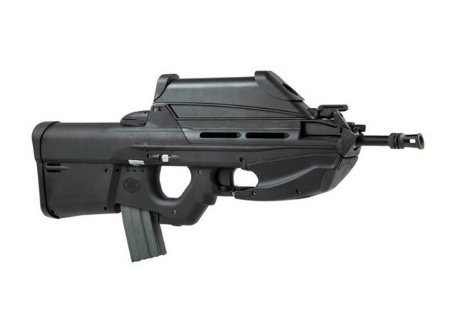 G&G FN F2000 E.T.U. mit Zielfernrohr S-AEG Softair Gewehr schwarz
