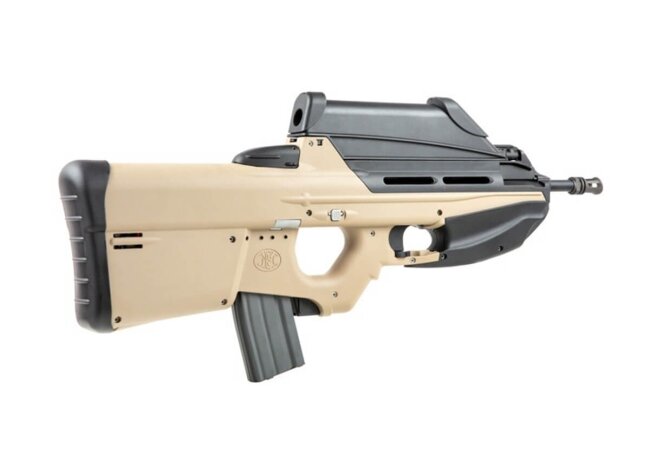 G&G FN F2000 E.T.U. mit Zielfernrohr S-AEG Softair Gewehr desert