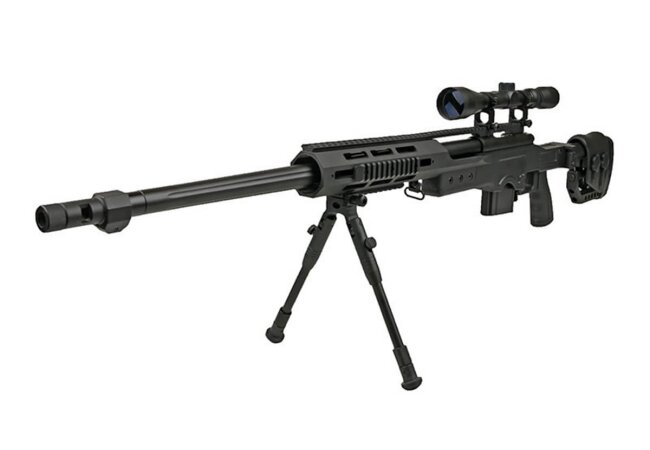 4411D - Sniper Federdruck Rifle Set - upgraded