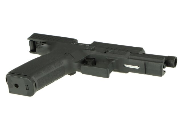 KP-13 TBC Metall GBB Softair Pistole, schwarz