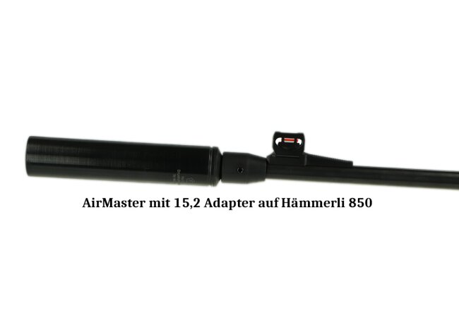 SAI Schalldämpfer 1/2"x20 UNF AirMaster für Luftpistolen, Luftgewehre 4,5 mm und 5,5 mm