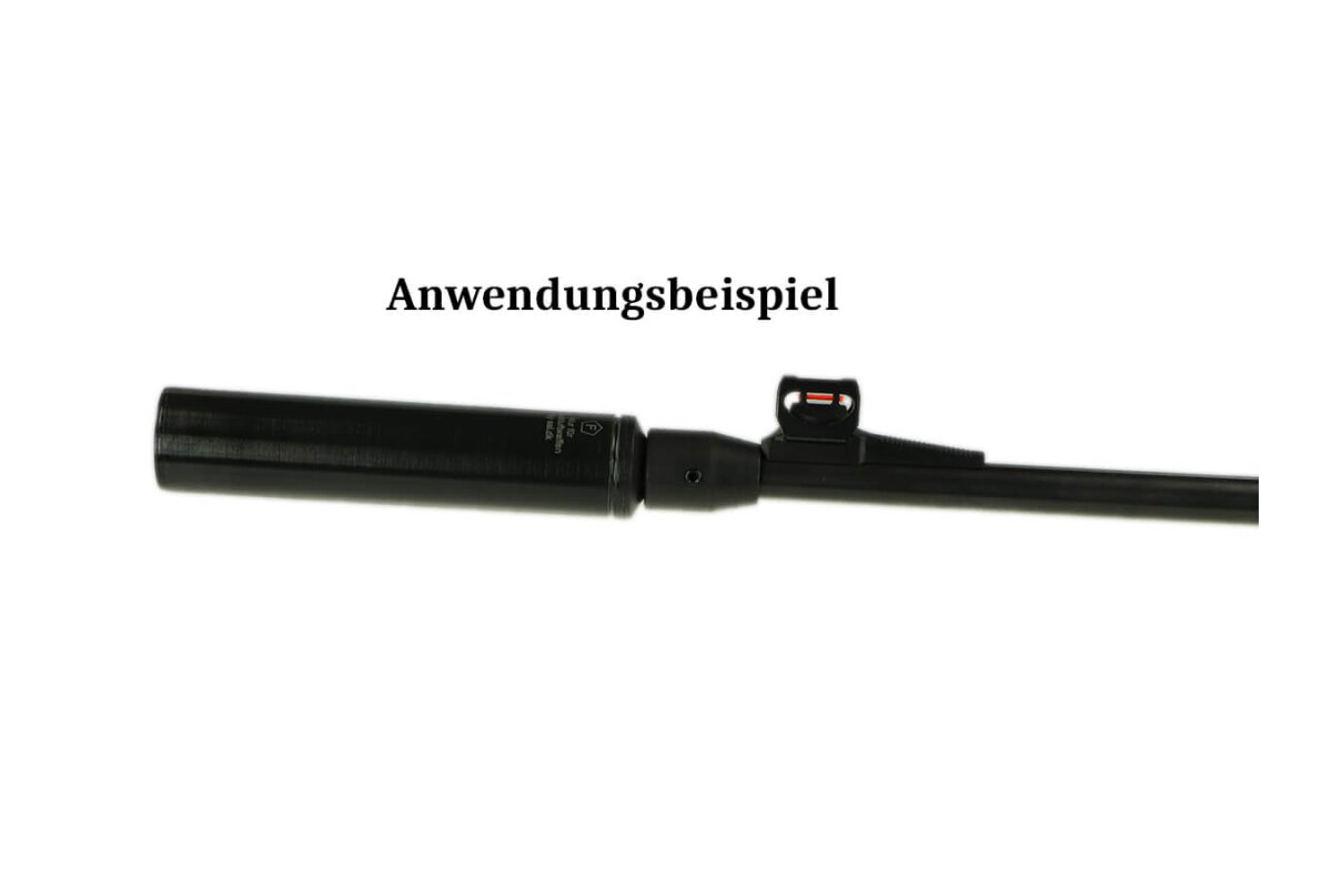 SAI Schalldämpfer 1/2x20 UNF ARB für Luftpistolen, Luftgewehre