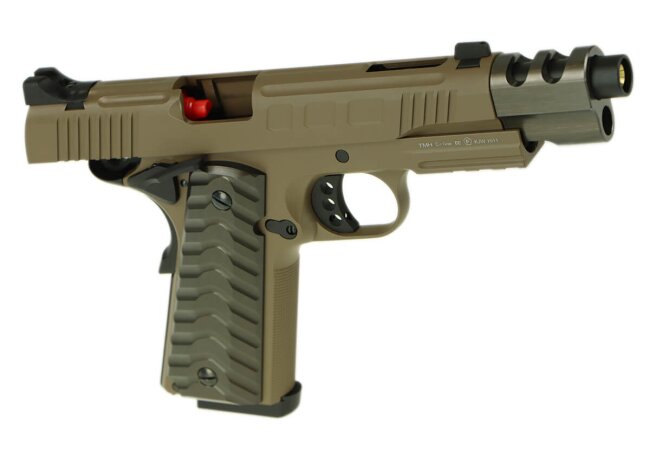 KP-16 Metall GBB Softair Pistole, tan