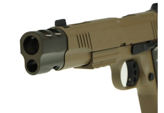 KP-16 Metall GBB Softair Pistole, tan