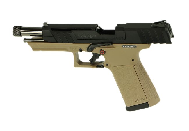 G&G GTP 9 GBB Softair Pistole, Desert/Schwarz