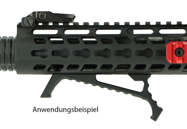 VP23 Tactical Angled Grip Keymod, schwarz eloxiert