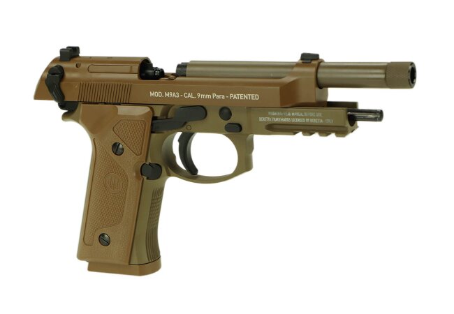 Beretta M9A3 FM Blowback CO2 Softair Pistole 6 mm, FDE