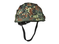 US Helm mit Helmbezug Flecktarn