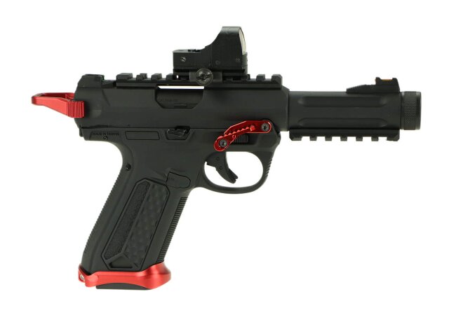 CNC Magwell Red für AAP-01 GBB Softair Pistole