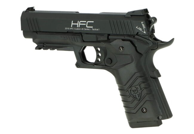 HG-171 Metal Version 1911 GBB Softair Pistole, schwarz