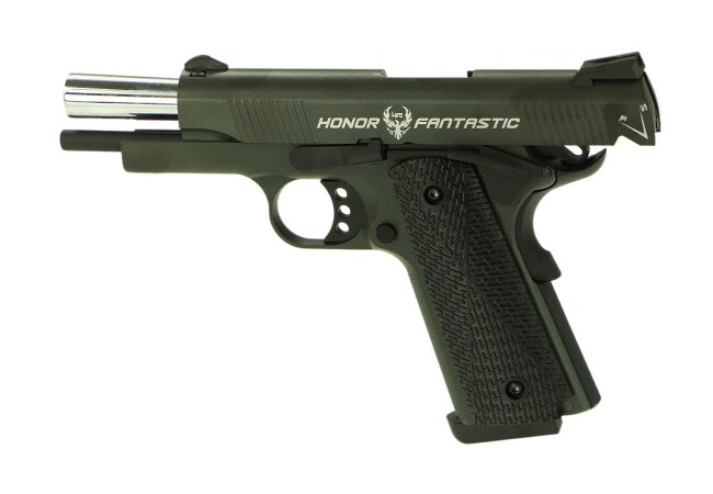 HG-171 Metal Version 1911 GBB Softair Pistole, tan
