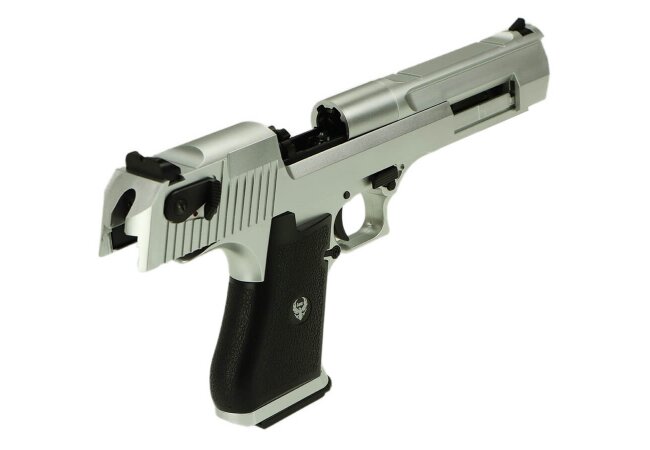 .50 AE GBB Softair Pistole, silber