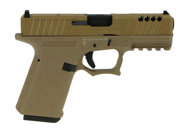 AW Custom VX9 Mod 1 Precut GBB Softair Pistole