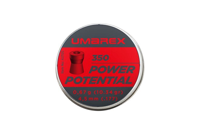 Umarex Power Potential Hohlspitz Diabolo, glatt, 350St. Kal. 4,5mm
