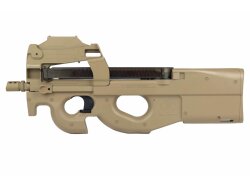 FN P90 Softair Dark Earth S-AEG Komplettset