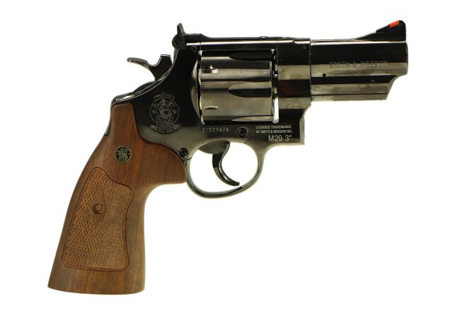 Revolver M29 3 Zoll CO2 4,5mm, hochglanzbrüniert