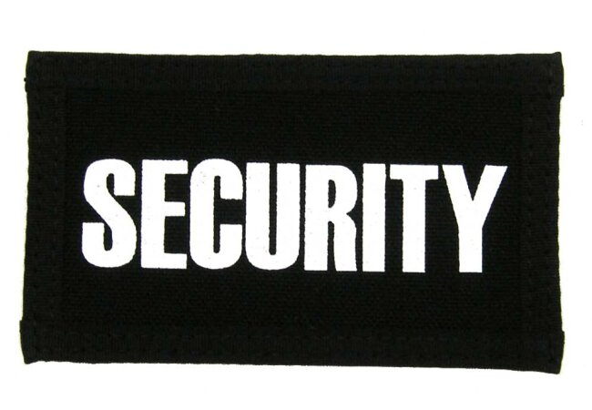 Security Patch mit Klettband, 25,5 cm