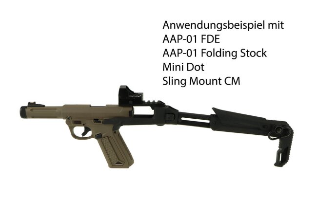AAP-01 Folding Stock, Schwarz