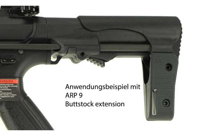 Buttstock Extension für G&G ARP 9, 556, - GOS-V5, schwarz