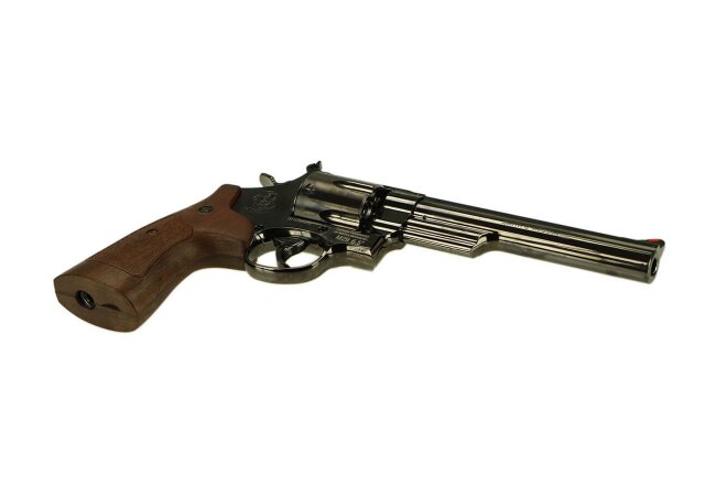 Revolver M29 6.5 Zoll CO2 4,5mm Diabolo, hochglanzbrüniert