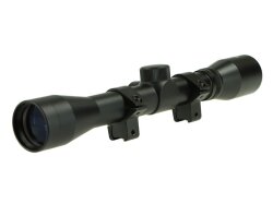 UX RS 4x32 Rifle Scope, Montage 11mm Prismenschiene