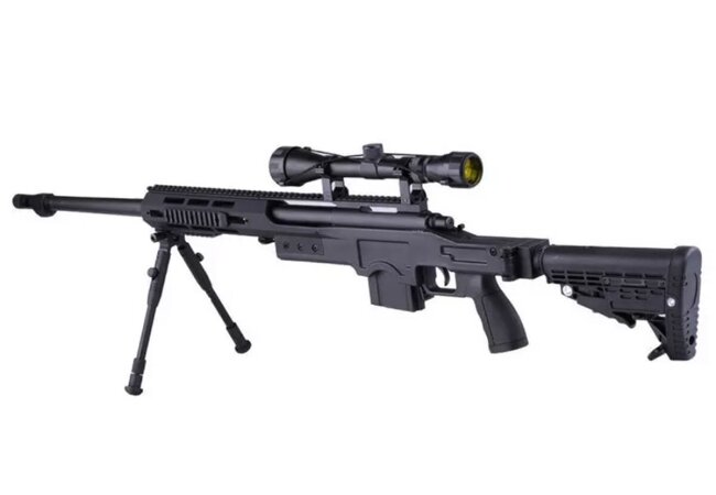 Sniper Softair MB4412D Top Set, inkl. Scope & Zweibein