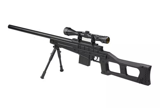 Sniper Softair MB4408D Top Set, inkl. Scope & Zweibein