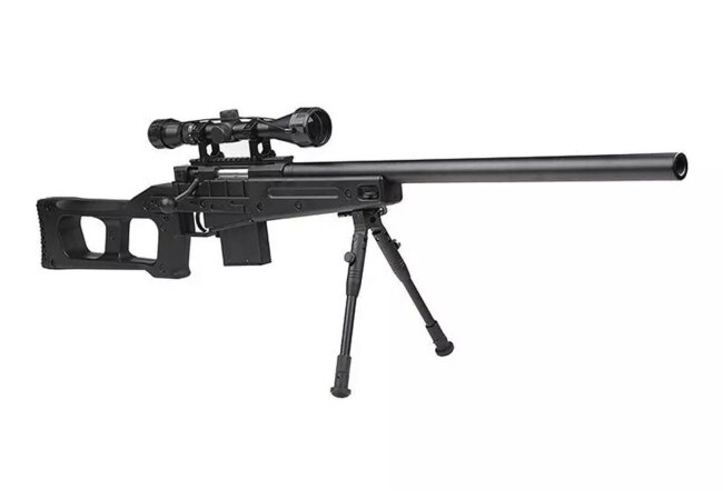 Sniper Softair MB4408D Top Set, inkl. Scope & Zweibein
