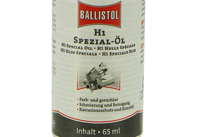 BALLISTOL H1 Spezial-Öl, 65 ml NSF-Registrated No. 143097