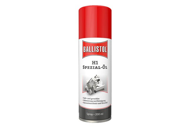 BALLISTOL H1 Spezial-Öl Spray, 200 ml NSF-Registrated No. 143097