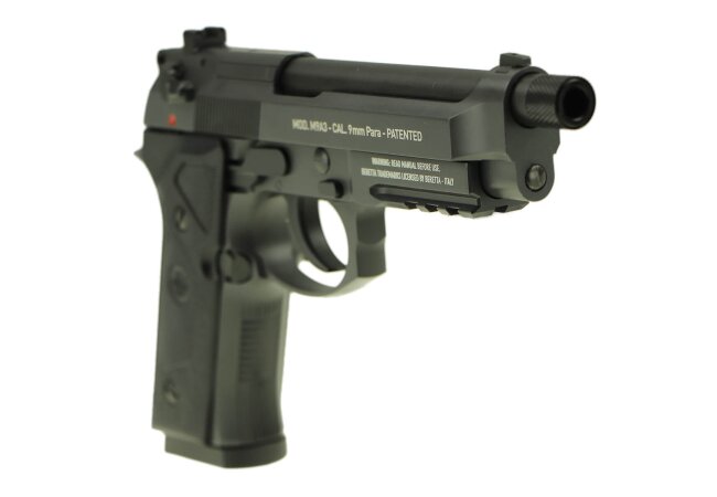 Beretta M9 A3 FM BlowBack CO2 Pistole 4,5mm Stahl BBs, Black-Gray