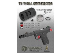 TTI AAP01 Typ-A Compensator 14mm CCW, silber