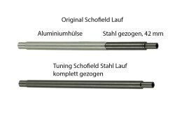 Schofield komplett gezogener tuning Lauf 4,5 mm, Stahl