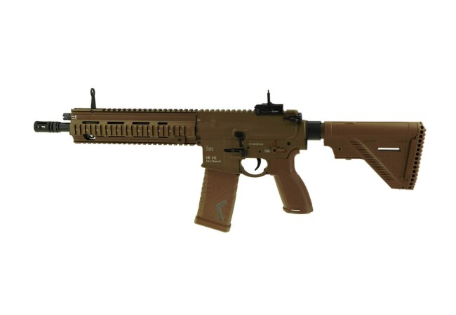 Heckler & Koch HK416 A5 Vollmetall, Gen3 Mosfet, S-AEG, grünbraun