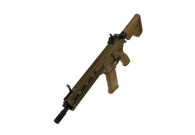 Heckler & Koch HK416 A5 Vollmetall, Gen3 Mosfet, S-AEG, grünbraun