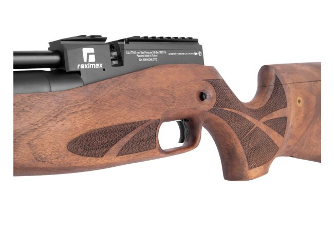 Reximex Daystar Walnussholz Druckluft PCP 4,5mm Diabolo Gewehr