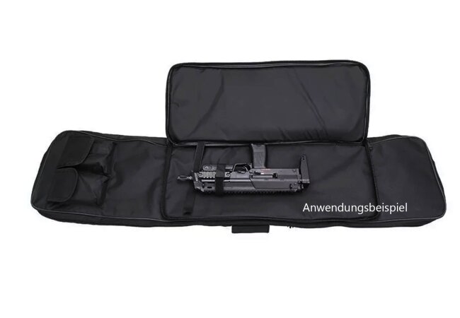 1-2-Futteral Sniper - SMG, 130 cm, schwarz