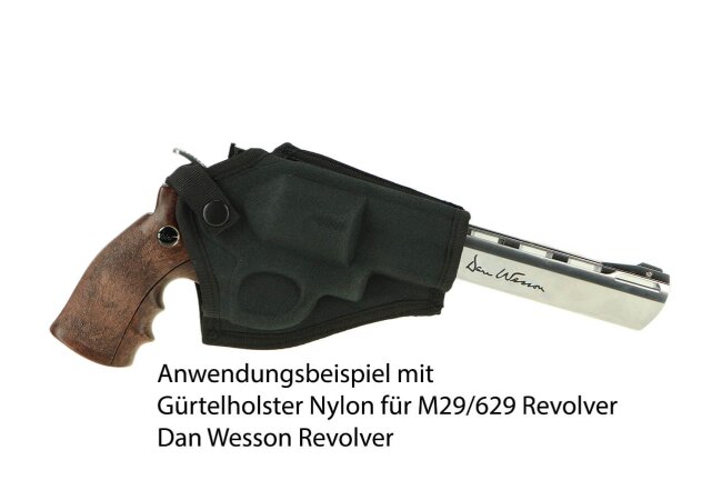 Dan Wesson Revolver schwarz 6mm, 8 Zoll